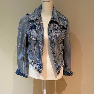 Others Follow Cropped Jean Jacket
